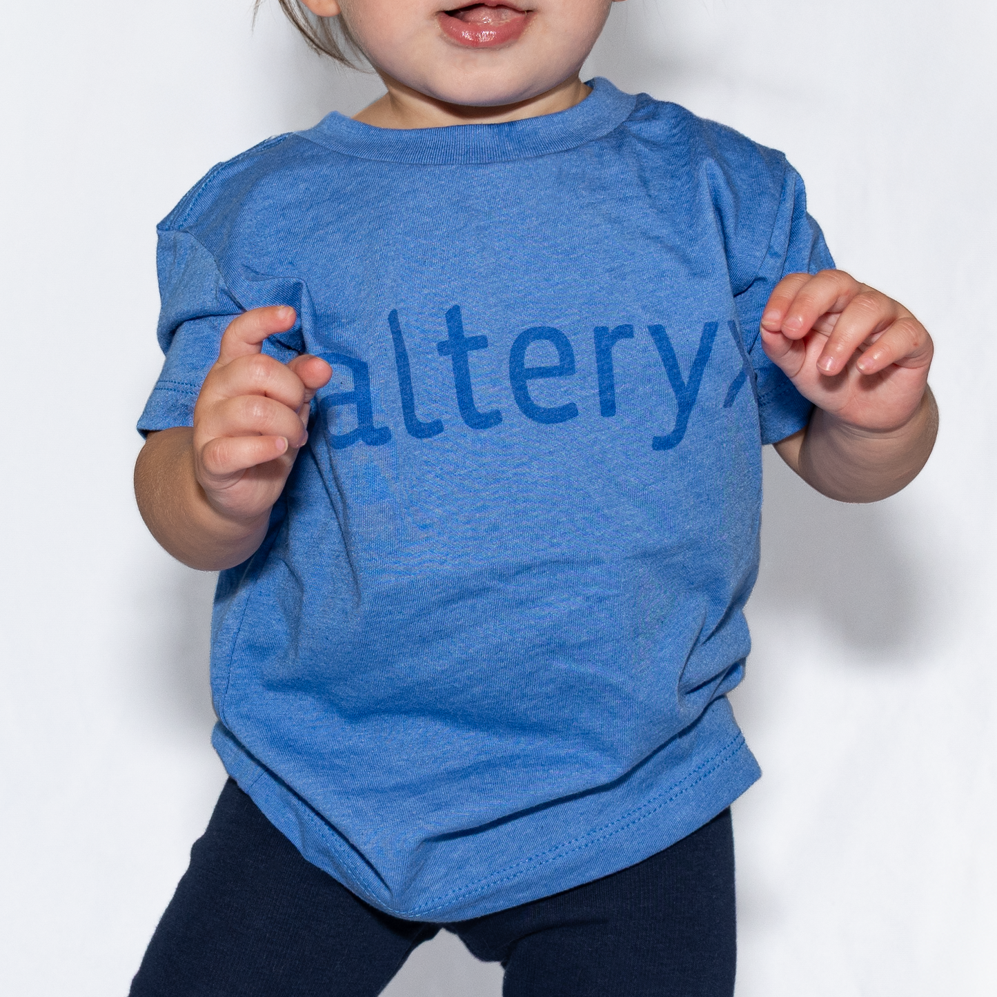 Toddler's Wordmark Tee in Blue