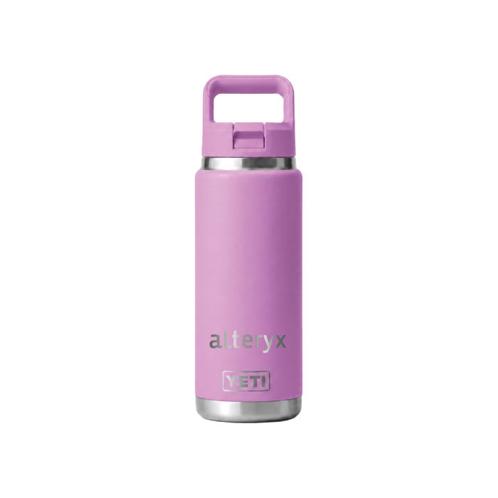 YETI® Rambler® 26 Oz Bottle With Color-Matched Straw Cap