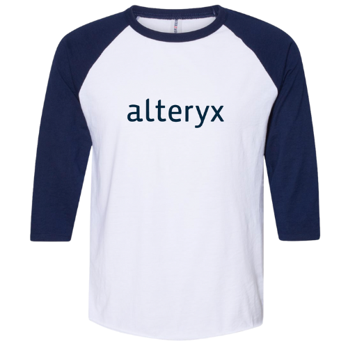 Alteryx Three-Quarter Sleeve Baseball Tee