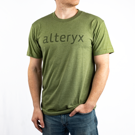 Wordmark Tee in Green