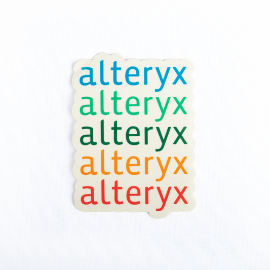 Alteryx Alteryx Alteryx Alteryx Alteryx Sticker