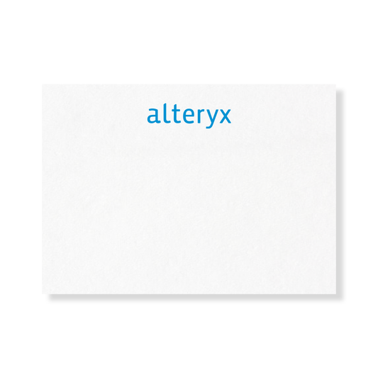 Personalized Notecard Insert