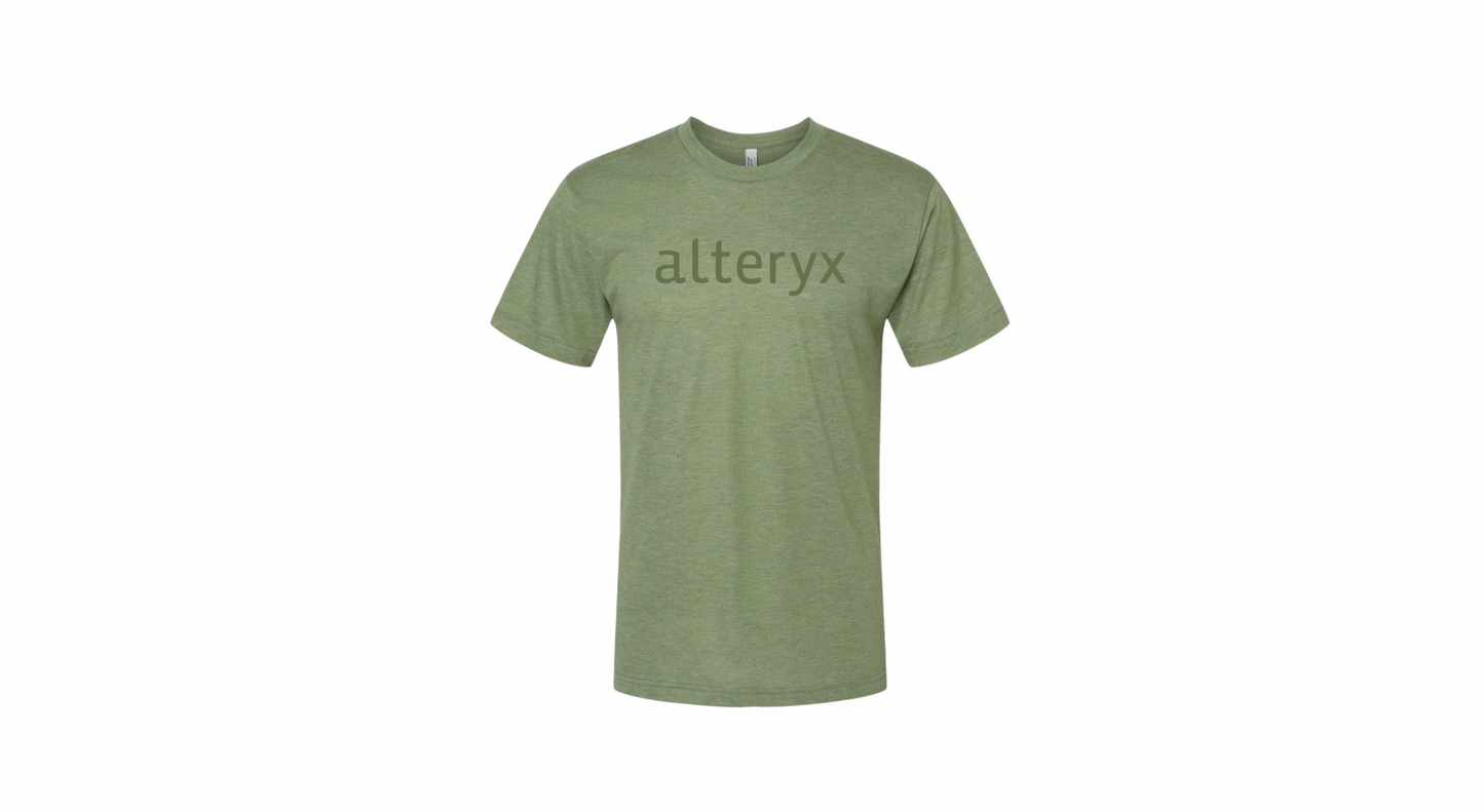 Wordmark Tee in Green