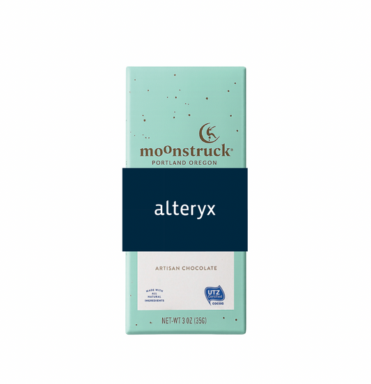Minty Dark Chocolate Bar by Moonstruck