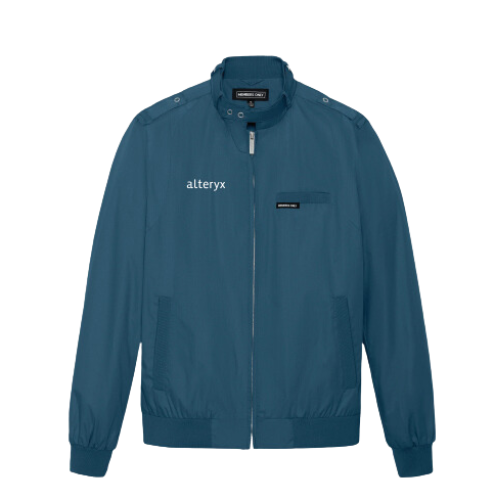 Light blue members only 2025 jacket