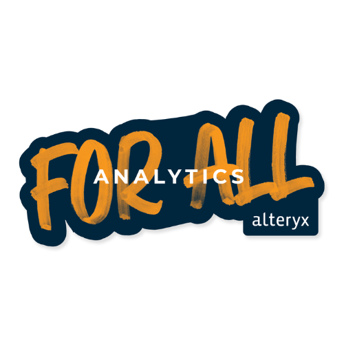 Alteryx For All Sticker