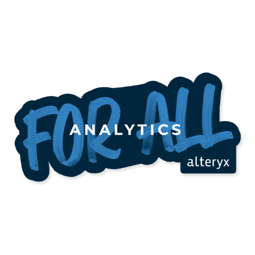 Alteryx For All Sticker