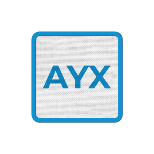 Alteryx Woven Patch Ayx